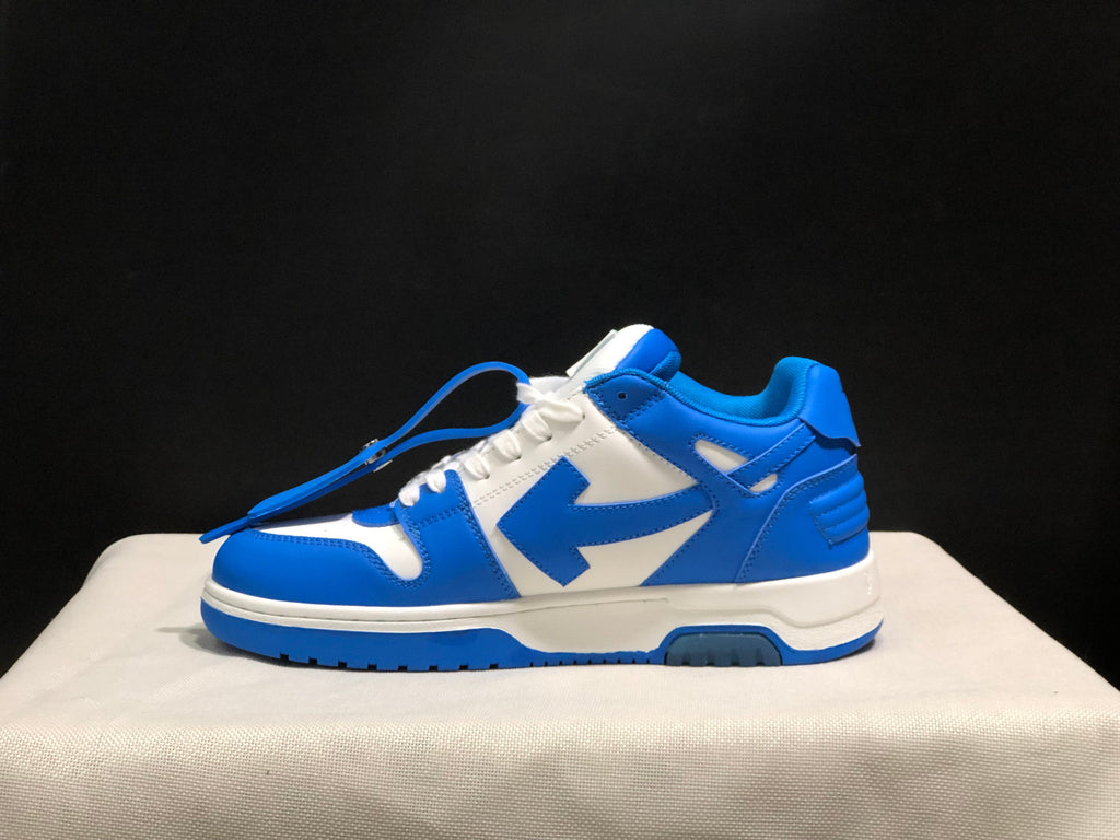 Off-White Out Of Office Blue White Low-Top Sneakers