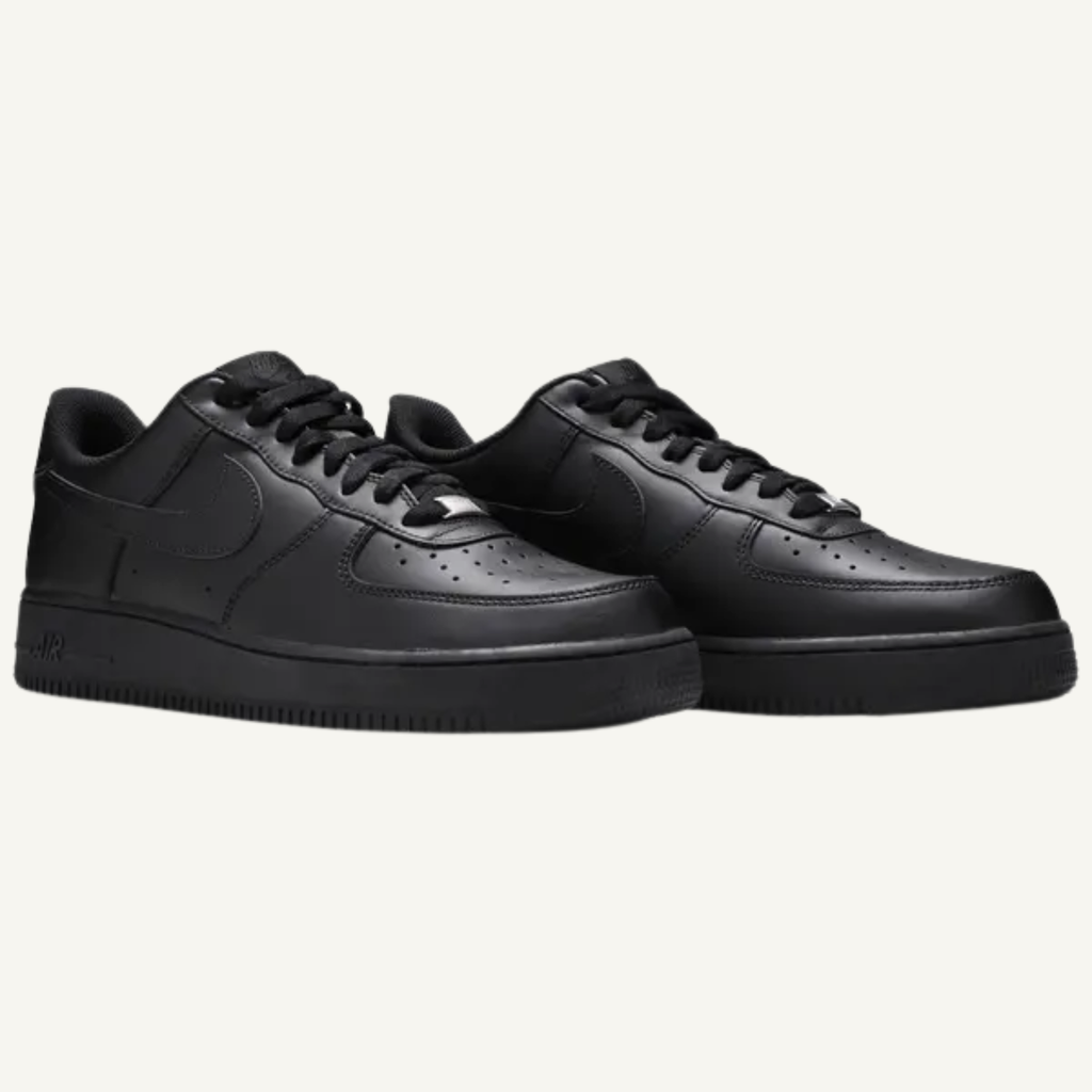 Nike Men's Triple Black Air Force 1 '07 Sneakers, CW2288 001