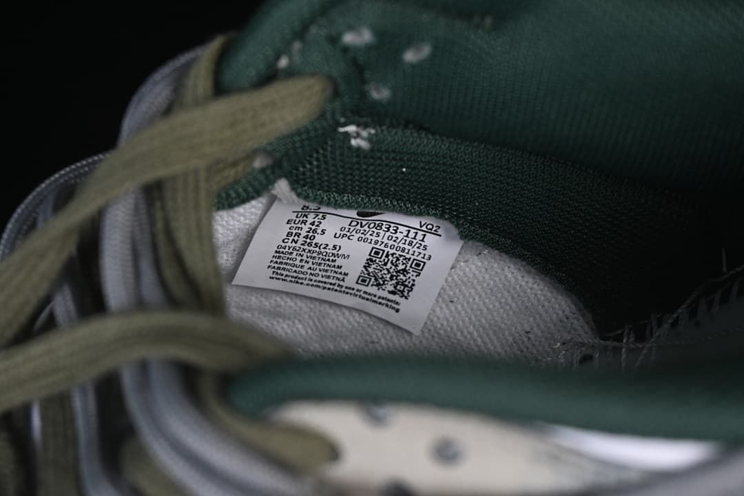 Nike SB Dunk Low White Gray Green Sneakers DV0833-111