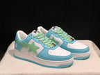 BAPE Sta Low Sneakers Blue Green