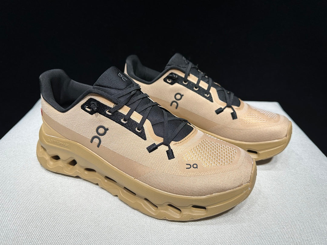 On Cloudtilt Sneakers in Brown and Black