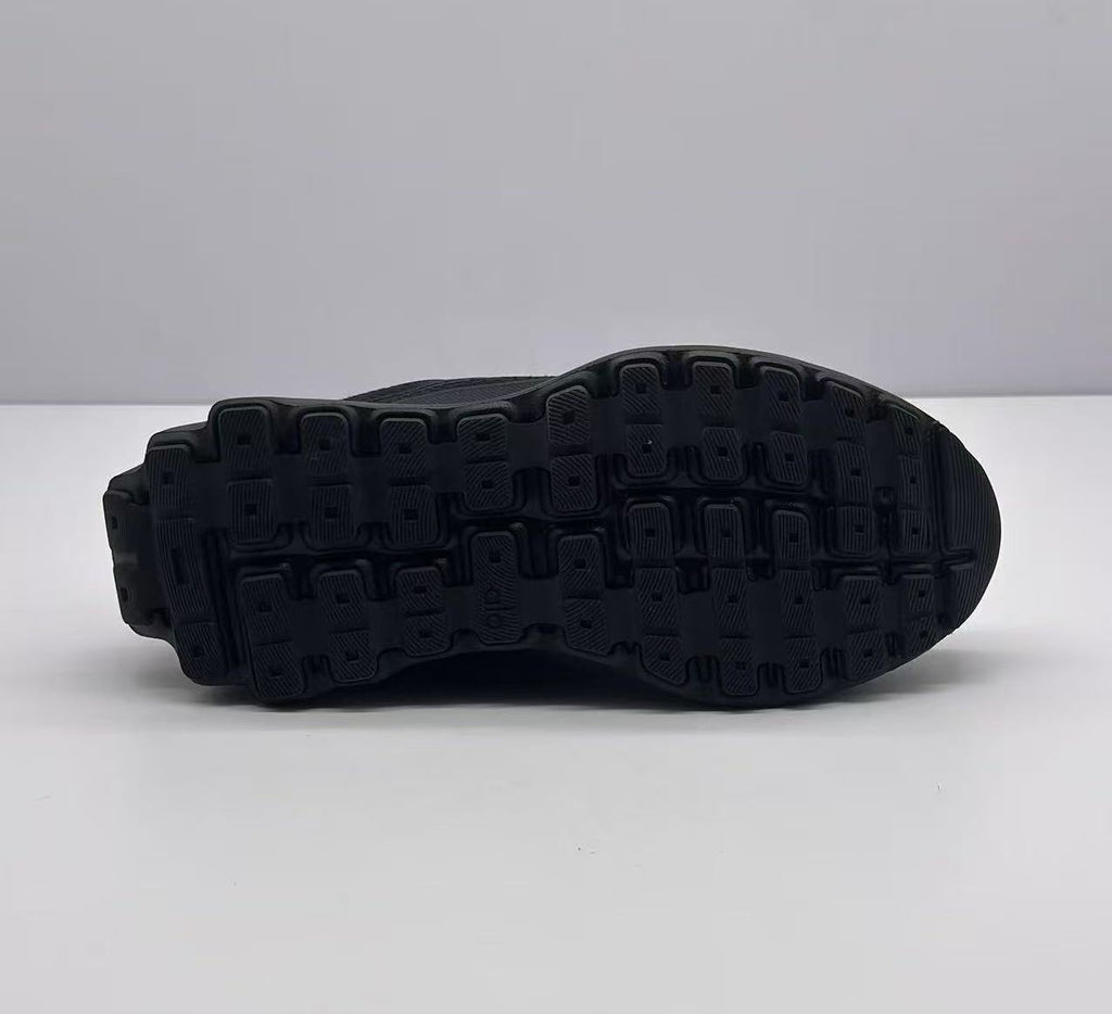 Alo All-Black Lace-Up Sneakers