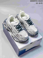MLB Los Angeles Dodgers Silver Low-Top Sneakers