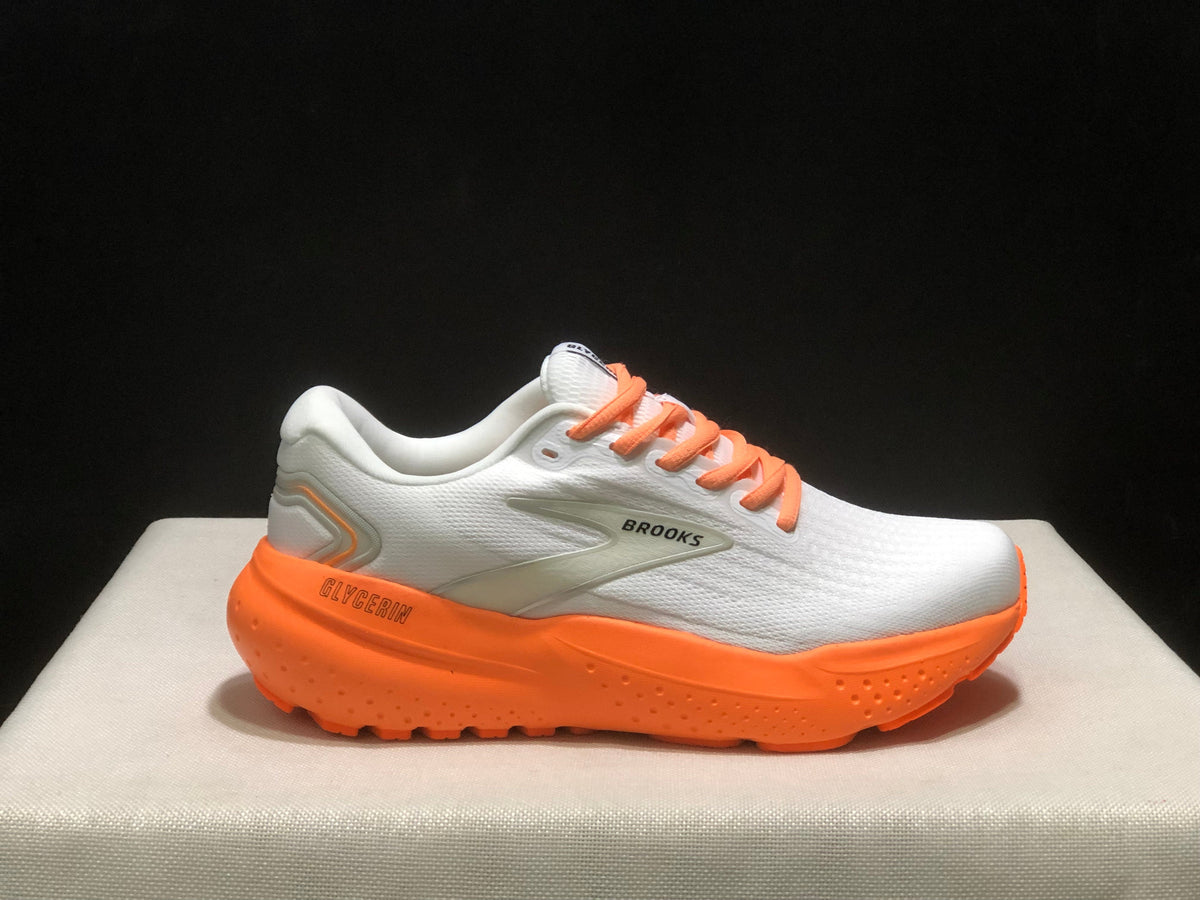 Brooks Glycerin 21 Running Sneakers White Orange