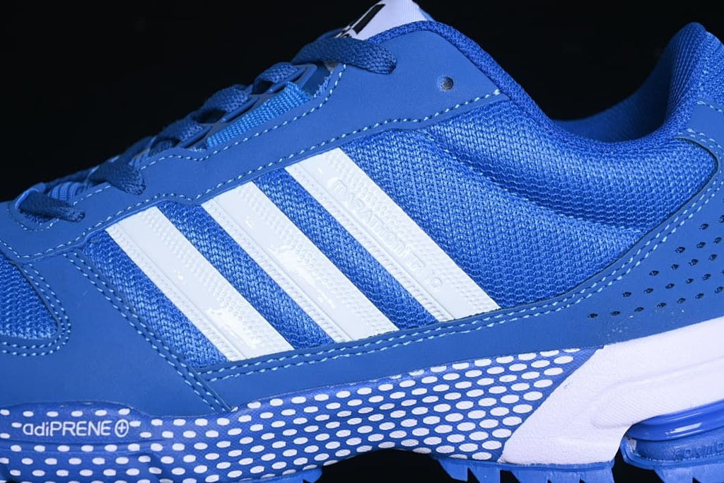 adidas S77540 Blue Mesh Trail Sneakers