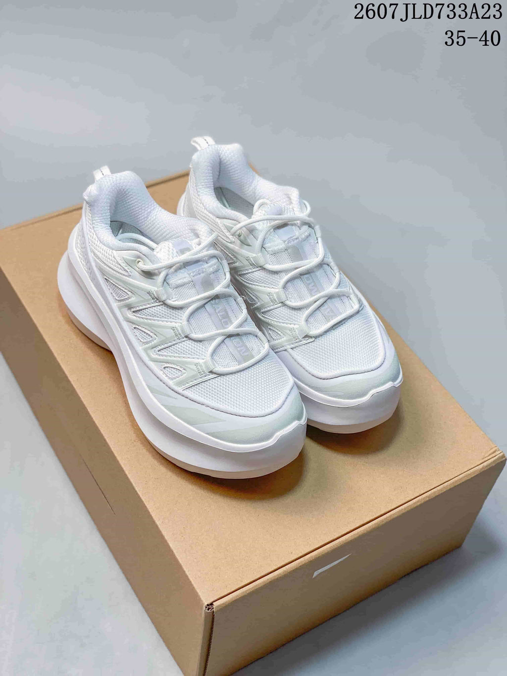 Comme des Garcons SHIRT x Salomon XT-6 White Sneakers