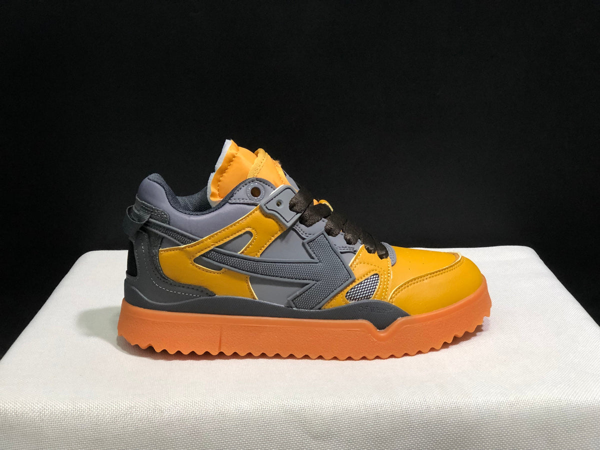 Off-White Out Of Office Sneakers Yellow Grey