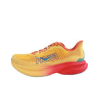 HOKA Mach 6 Running Shoes in Yellow and Coral