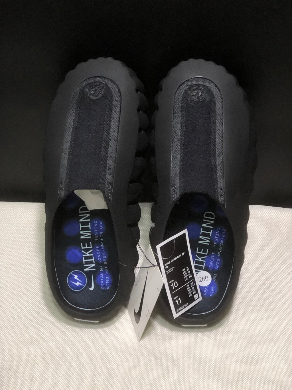 Nike Mind 001 SP FK Slides Black IQ8502-001