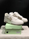 OFF-WHITE Out Of Office Low-Top Sneakers White Grey