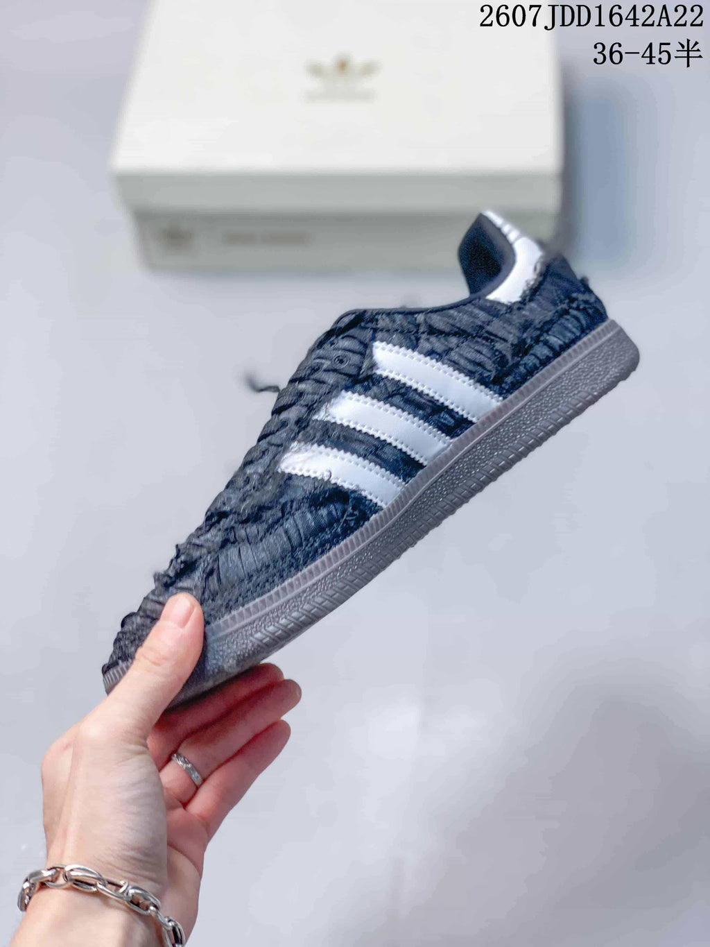 adidas Originals x Caroline Samba OG Sneakers Black White