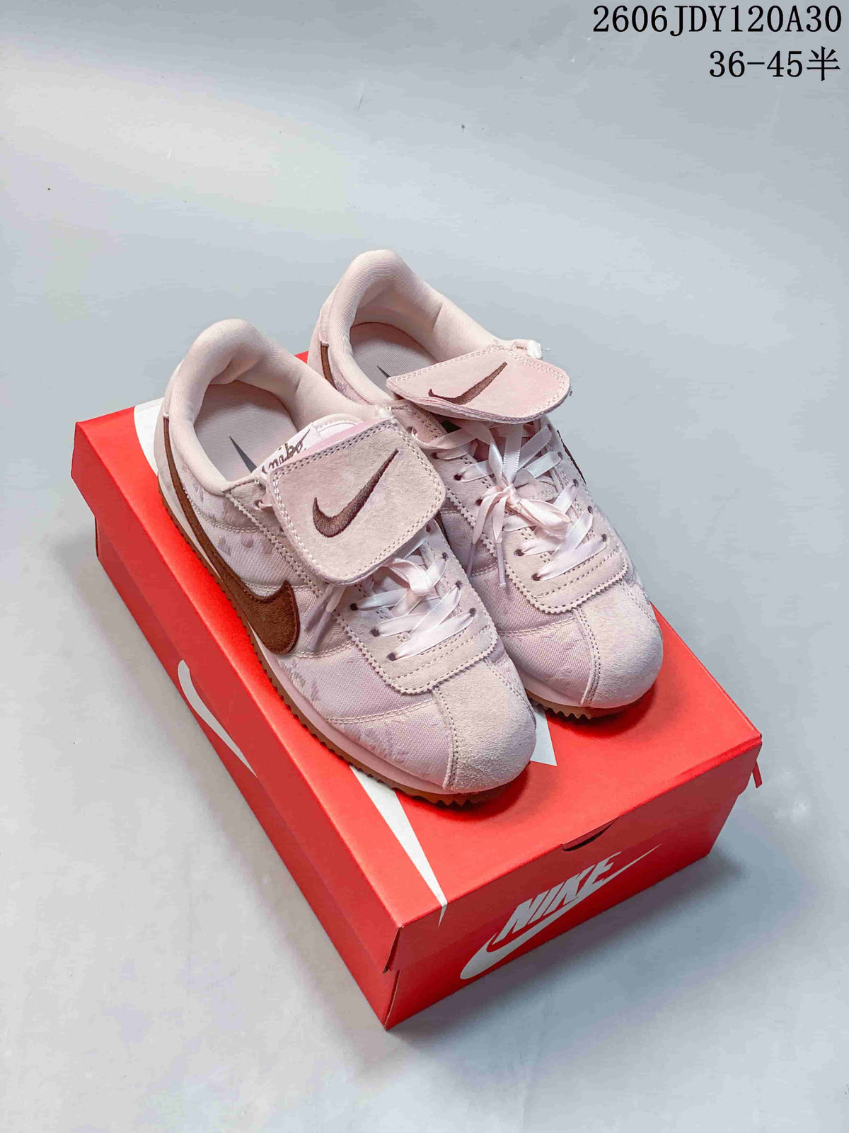 Nike Classic Cortez Pink Brown Retro Sneakers IR1
