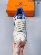 Nike Air Force 1 '07 Low Sneakers in White and Blue