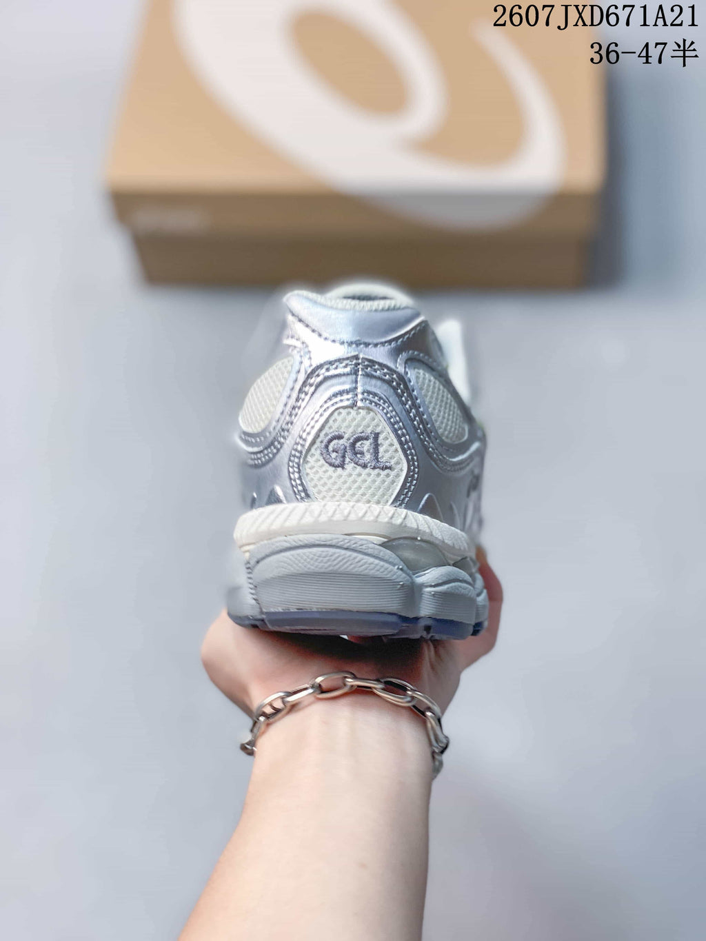 ASICS GEL-KAYANO 14 Sneakers Silver White Lime