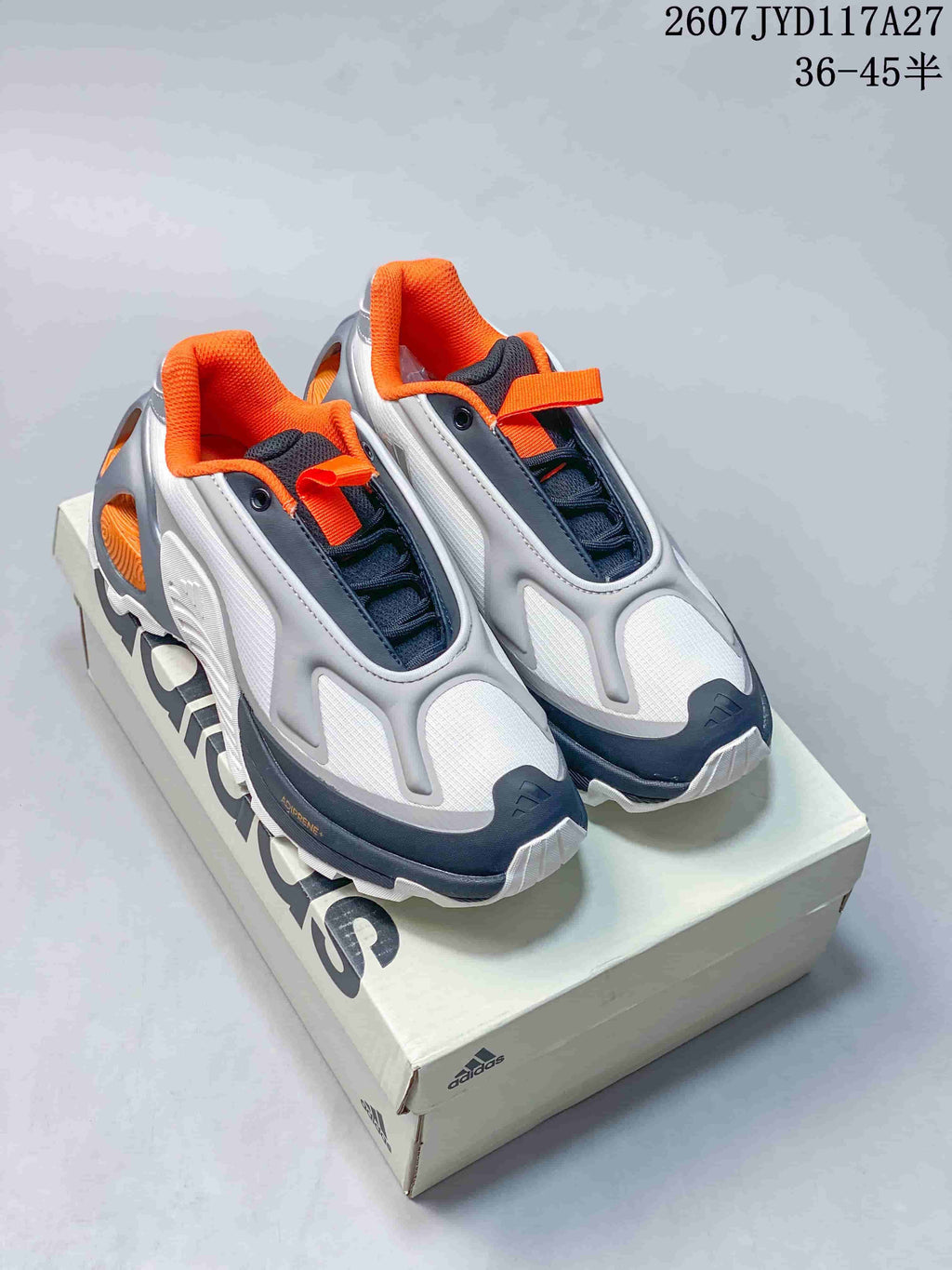 adidas OZWEEGO Wonder Runner Sneakers Gray Navy Orange