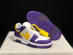 Off-White Out Of Office Low-Top Sneakers White Purple Yellow