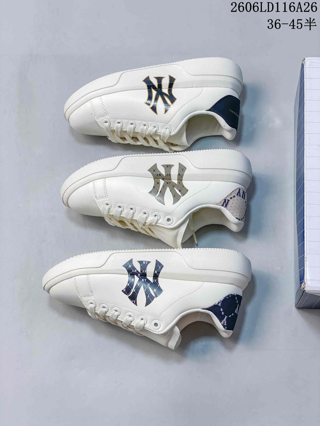 MLB Chunky Classic White Low-Top Sneakers 3ASXAM82N