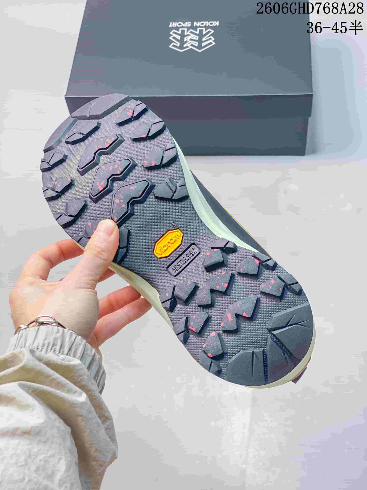 KOLON SPORT MA Approach MT Hiking Shoes – Mustard and Navy