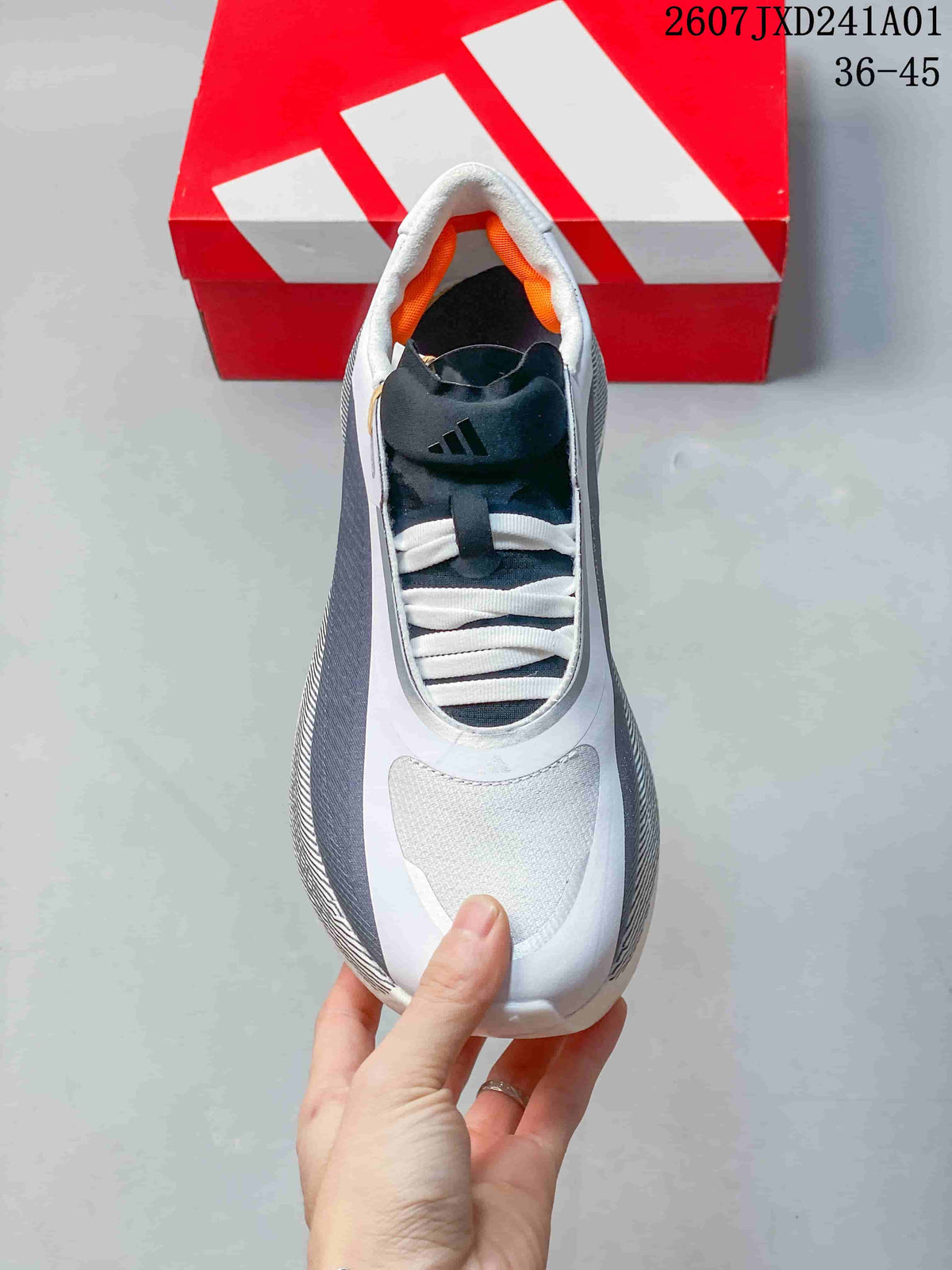 Adidas Hyperboost Edge M Running Shoes, White and Gray