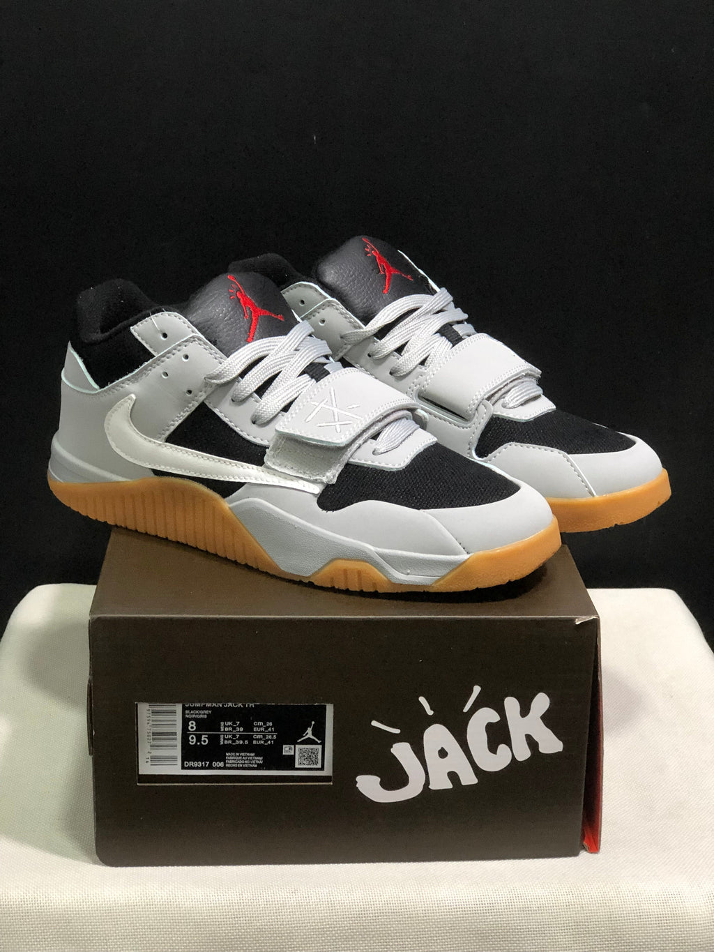 Nike Jordan Jumpman Jack Travis Scott Black White Sneakers