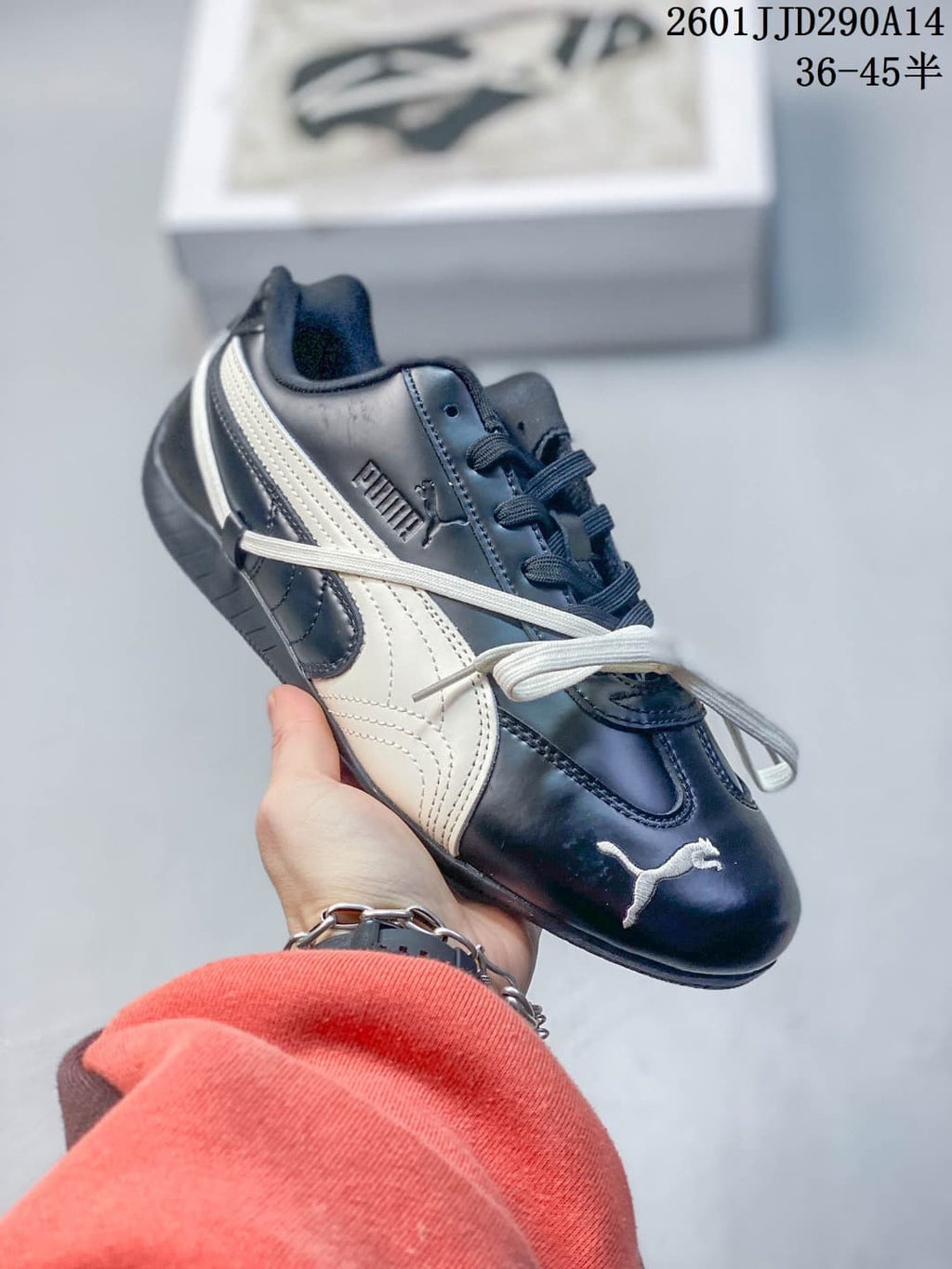 PUMA Speedcat TTF Retro Sneakers – Navy, White & Pink