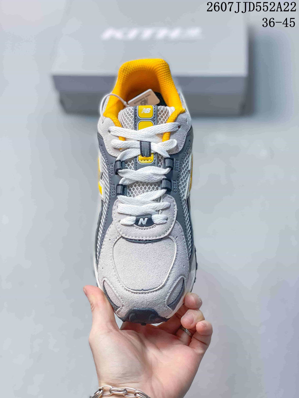 New Balance NB204 Retro Running Sneakers Grey Yellow 2607JJD552A22