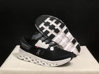 On Cloudstratus 3 Running Shoes, Black and White