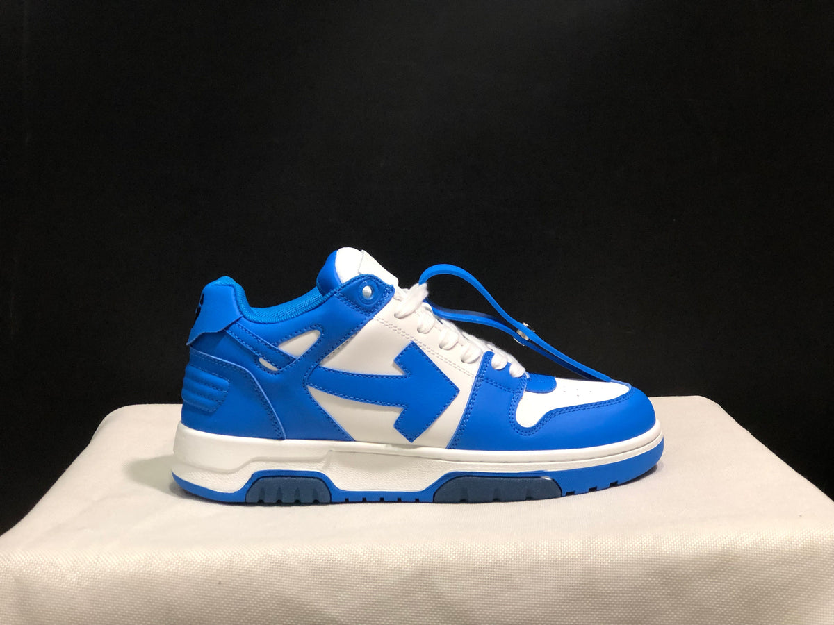 Off-White Out Of Office Blue White Low-Top Sneakers