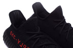 Yeezy 350 V2 Black Knit Low-Top Sneakers