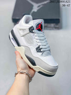 Nike Air Jordan 4 Retro Sneakers White Black Red IM4002-100