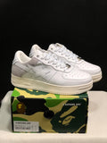 BAPE Sta Low-Top Sneakers White Beige Gray
