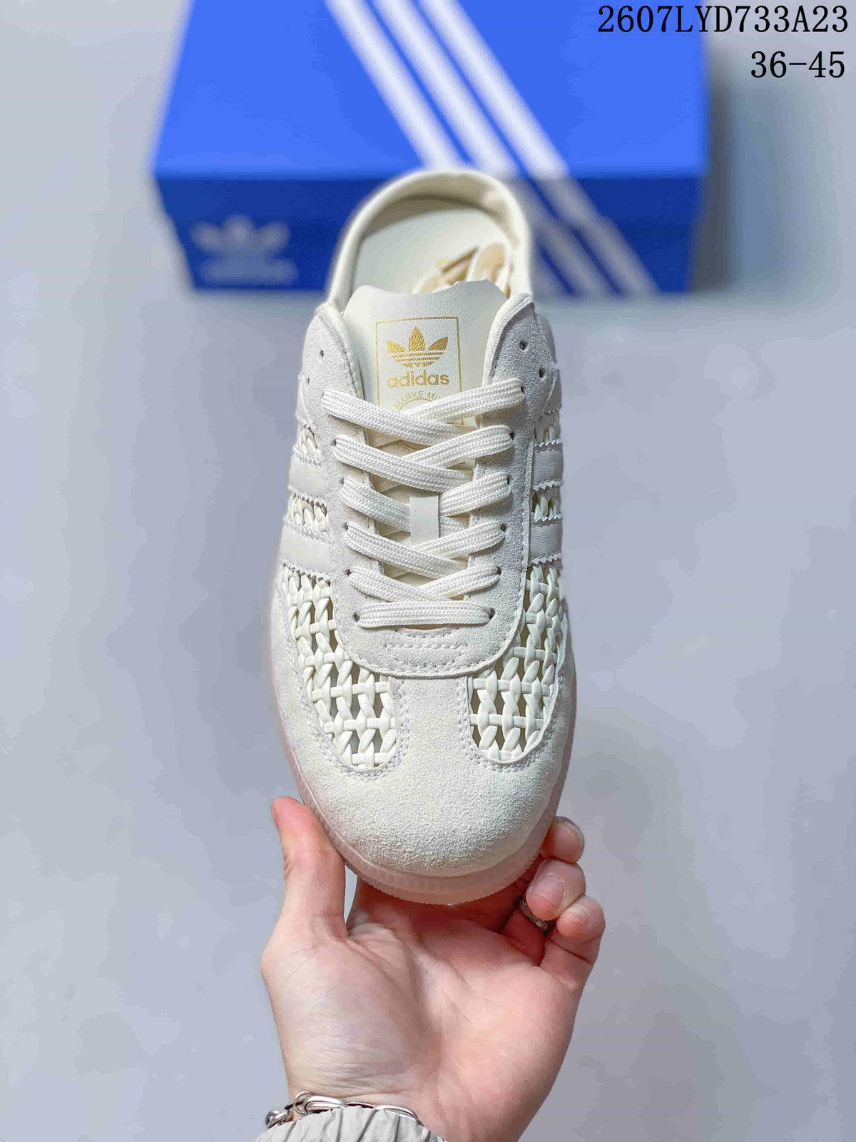 adidas Samba OG Women's Sneakers Off-White Gum Sole 07LY733A23_001
