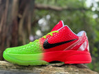 Nike Kobe 6 Basketball Shoes in Red and Volt Green