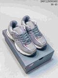 New Balance 509 Gray White Red Retro Sneakers 2607JJD292A02