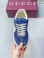 Gucci G75 Blue Low-Top Sneakers, Style 826818 AA879 9149