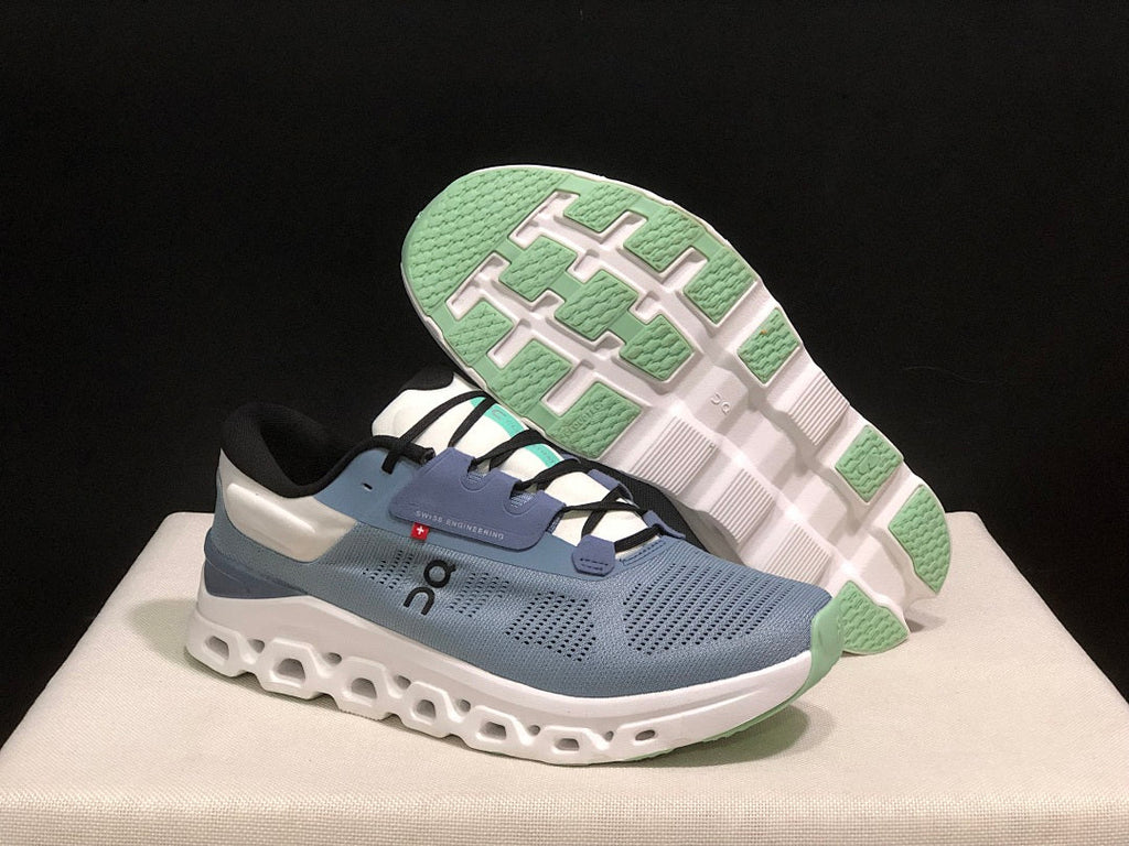 On Cloudstratus 3 Running Shoes, Blue Gray