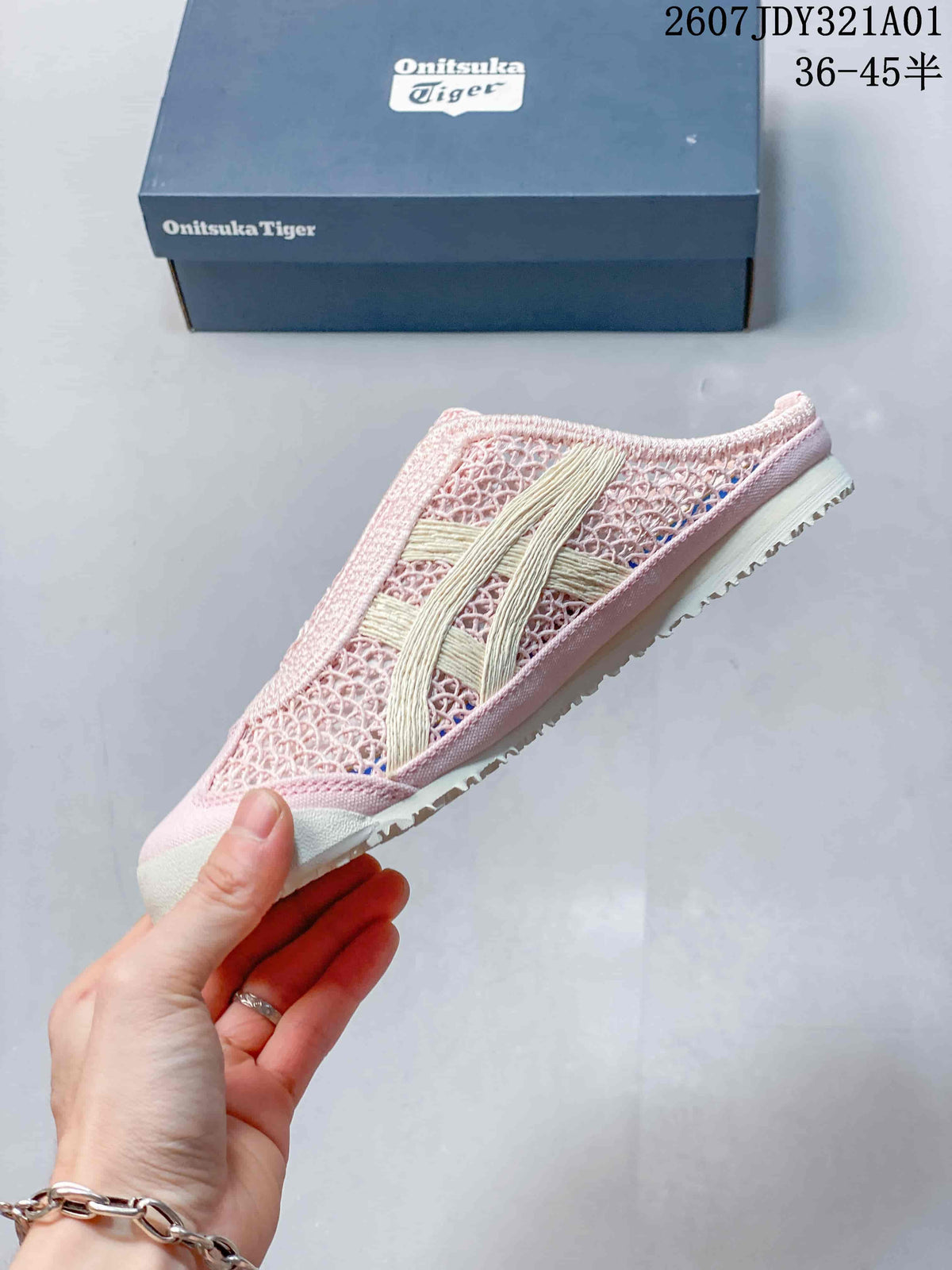 Onitsuka Tiger Mexico 66 Sabot Pink Slip-On Shoes