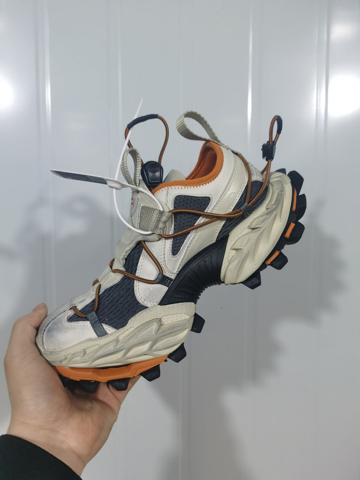Balenciaga 2070 Sneakers Beige Orange Black