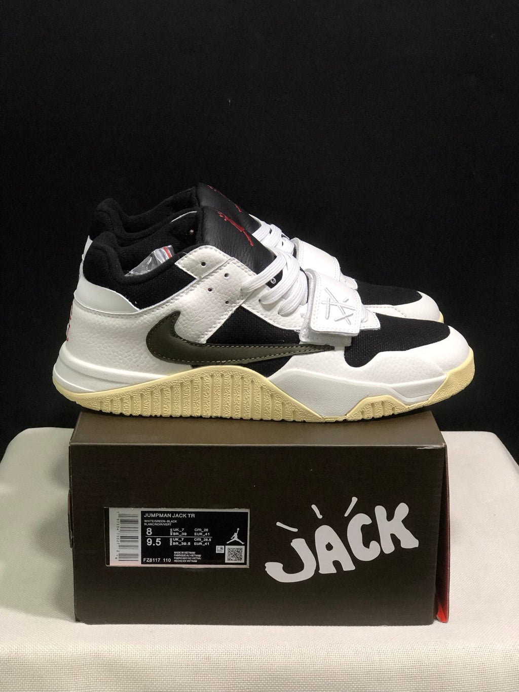 Jordan Jumpman Jack TR Sneakers White Black Sail FZ8117-110