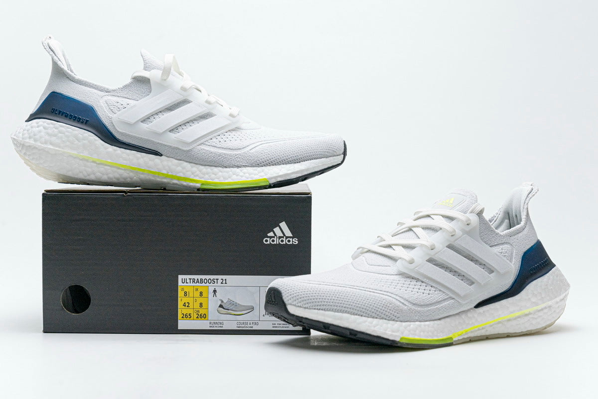 adidas Ultraboost 21 Running Shoes White FY0371