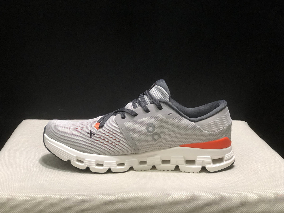 On Cloud X4 Low-Top Running Shoes Silver/Flame