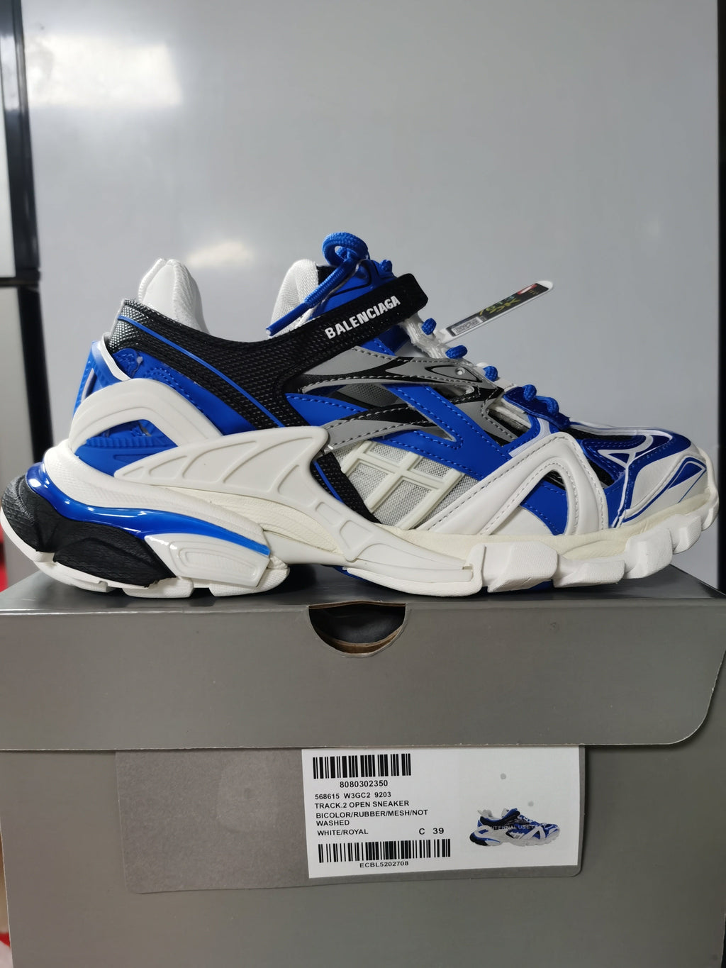 Balenciaga Track.2 Open Sneaker White/Royal 9203