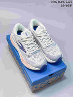 Brooks Glycerin Max Running Shoes White Blue Pink