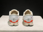 On Cloud X 4 Ivory Salmon Running Sneakers