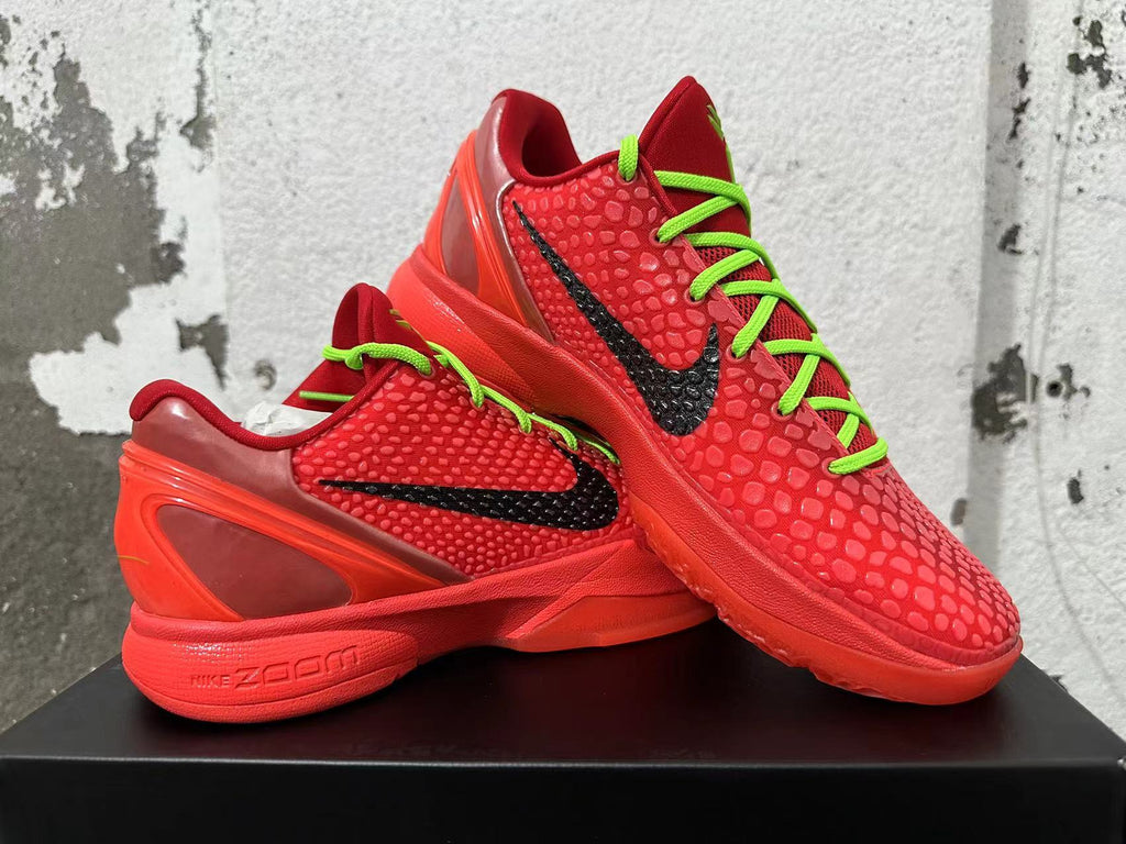 Nike Kobe 6 Protro Sneakers Red Green