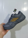 Balenciaga Hampton Sneakers Dark Grey with Yellow Detail