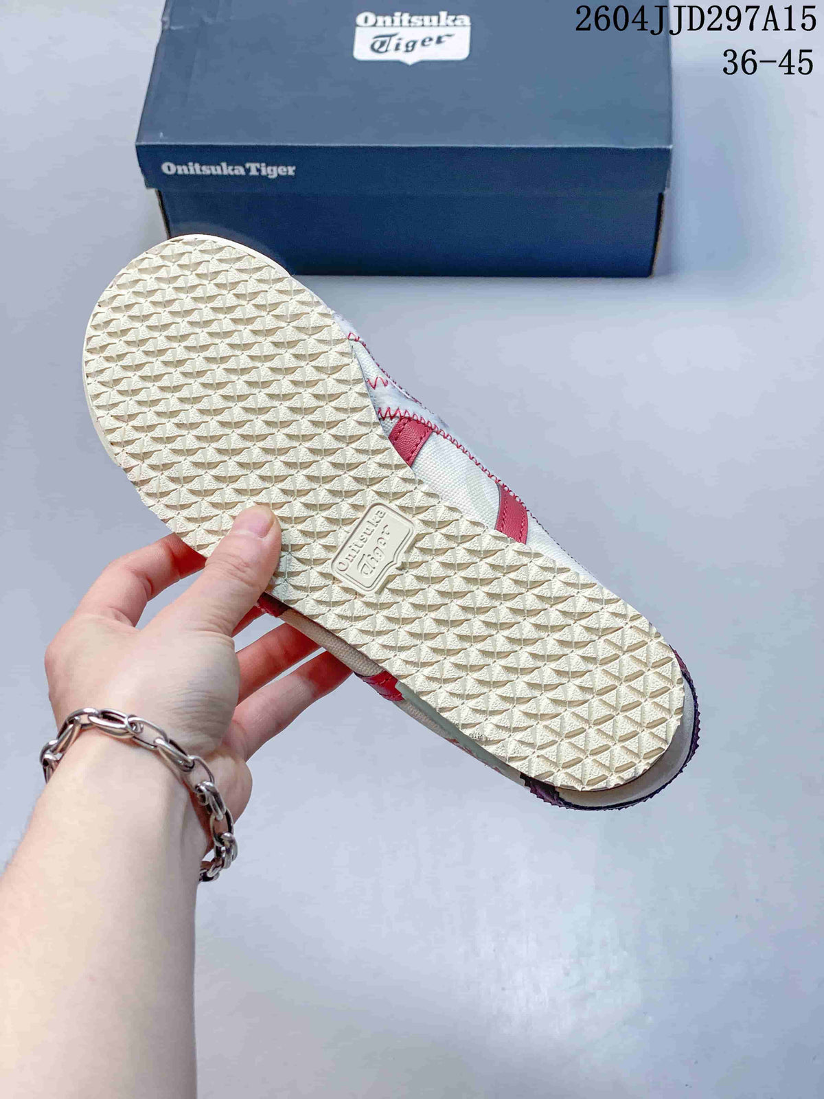 Onitsuka Tiger Mexico 66 Sneakers Cream Red TD297A15
