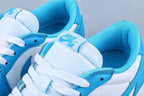 Jordan 1 Low SB UNC Blue and White Sneakers 401