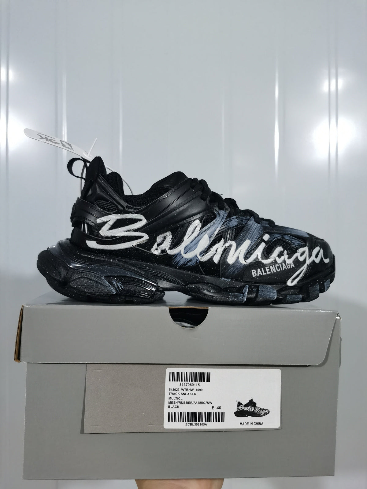 Balenciaga Track Sneaker Black Graffiti 1090