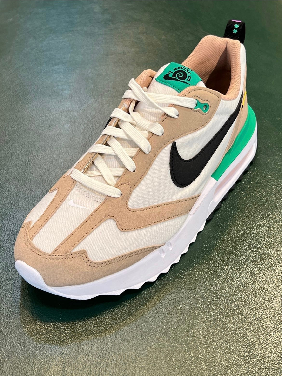 Nike Air Max Dawn DV2113-100 Sneakers, White and Tan